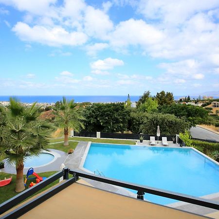 Orama Luxury Villa 4 Bedrooms With Private Pool Hersonissos  Ngoại thất bức ảnh