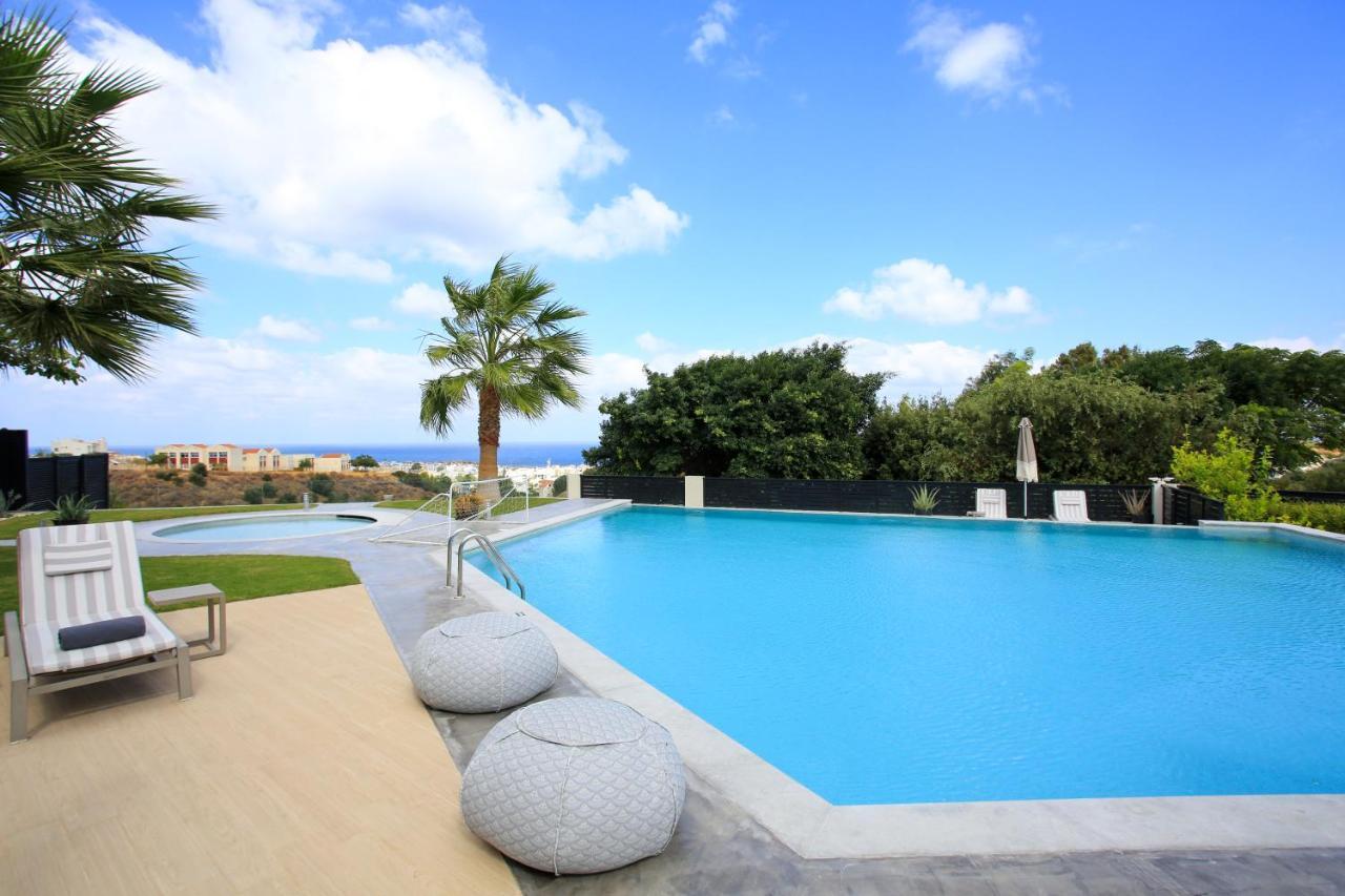 Orama Luxury Villa 4 Bedrooms With Private Pool Hersonissos  Ngoại thất bức ảnh
