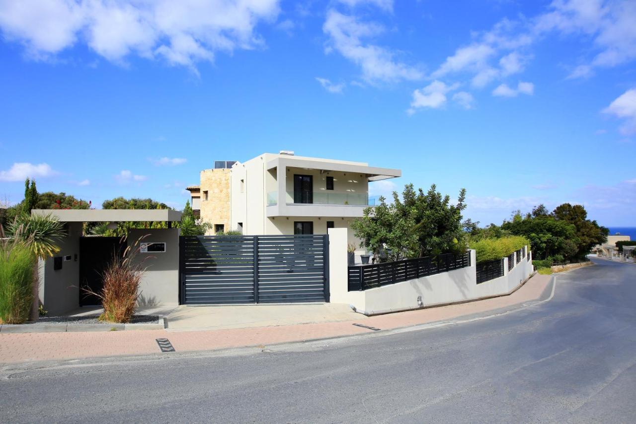 Orama Luxury Villa 4 Bedrooms With Private Pool Hersonissos  Ngoại thất bức ảnh