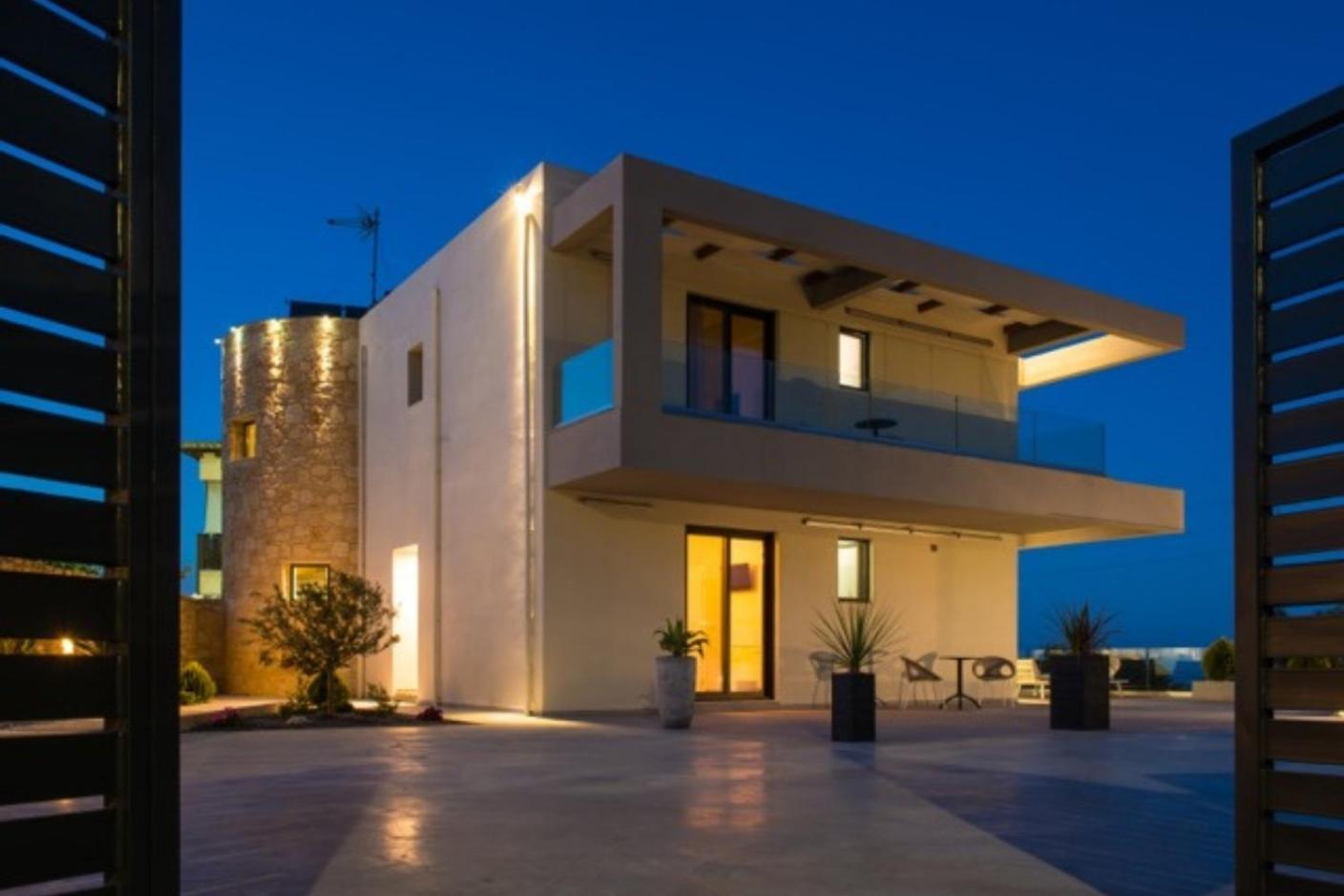 Orama Luxury Villa 4 Bedrooms With Private Pool Hersonissos  Ngoại thất bức ảnh