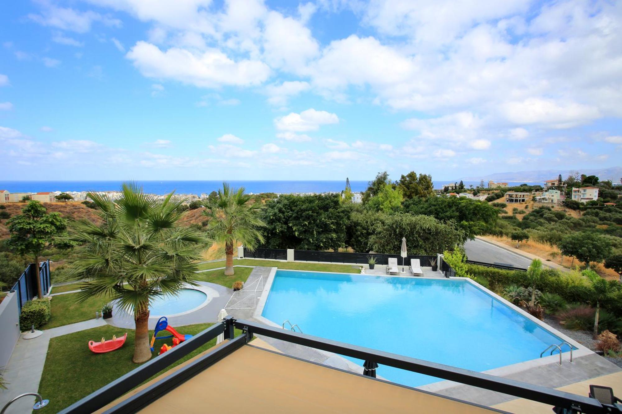 Orama Luxury Villa 4 Bedrooms With Private Pool Hersonissos  Ngoại thất bức ảnh