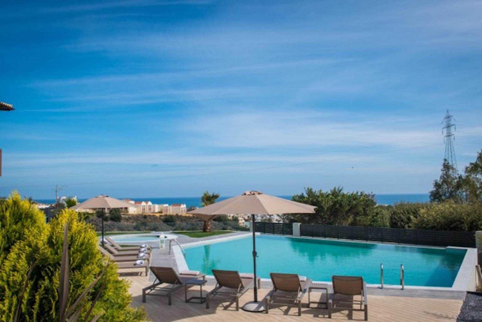 Orama Luxury Villa 4 Bedrooms With Private Pool Hersonissos  Ngoại thất bức ảnh