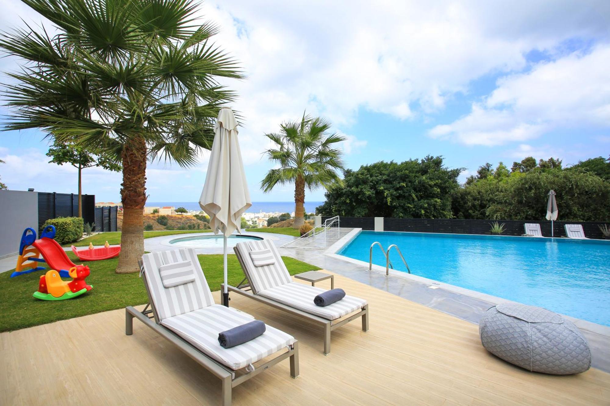 Orama Luxury Villa 4 Bedrooms With Private Pool Hersonissos  Ngoại thất bức ảnh