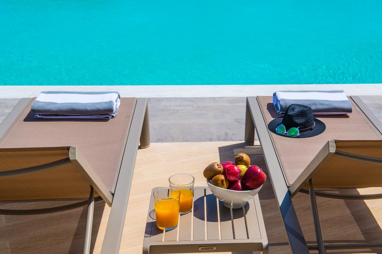 Orama Luxury Villa 4 Bedrooms With Private Pool Hersonissos  Ngoại thất bức ảnh